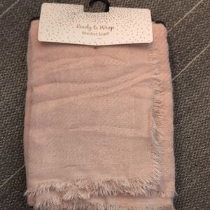Pink Blanket Scarf